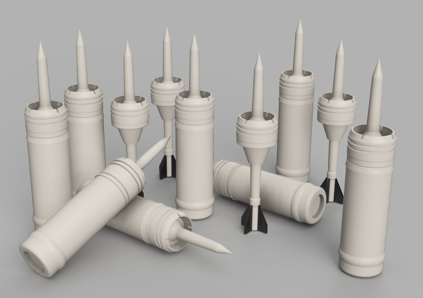 1/35 Modern Soviet 125mm 3BM42 'Mango' Projectiles