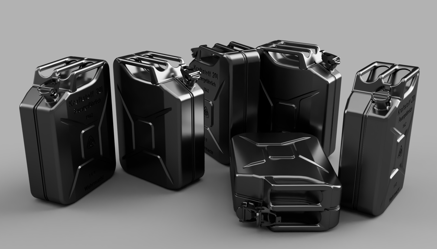 1/72 Jerry Cans x10