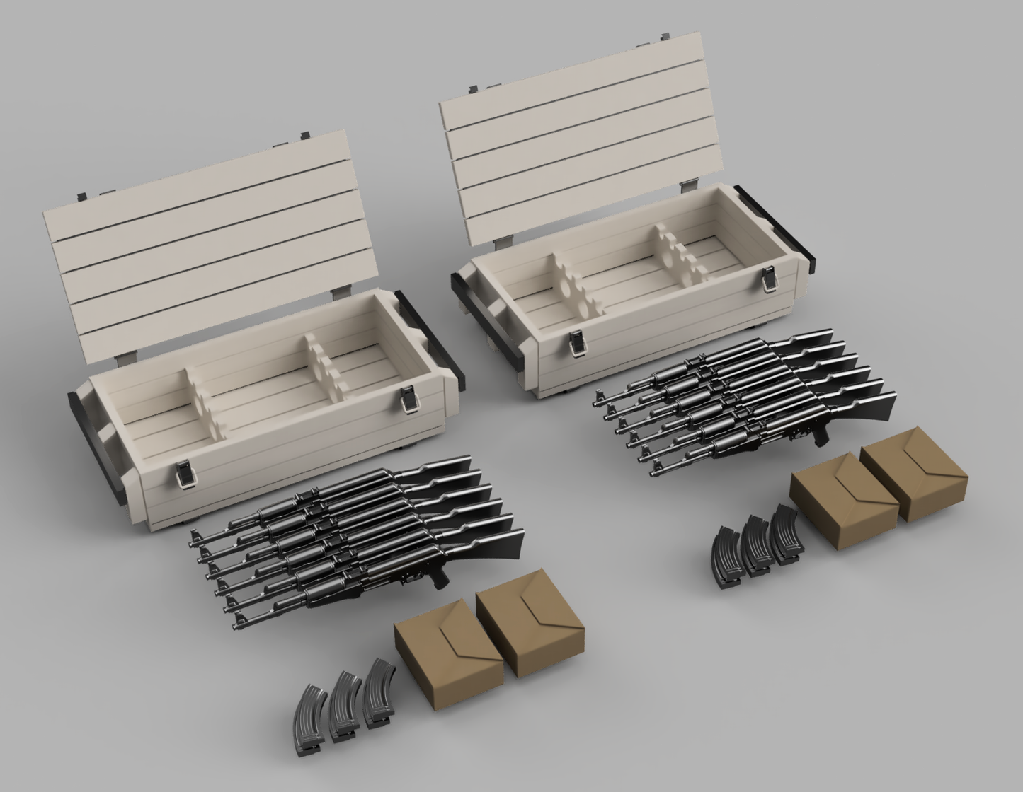 1/35 AK-47 Crates w/ Accessories