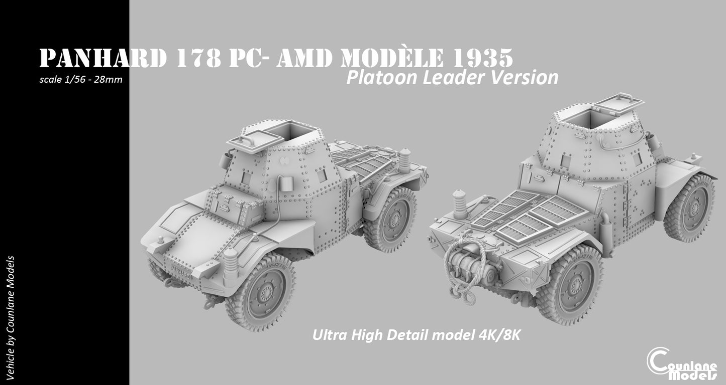 Panhard 178 Model 1935 PC Command Vehicle