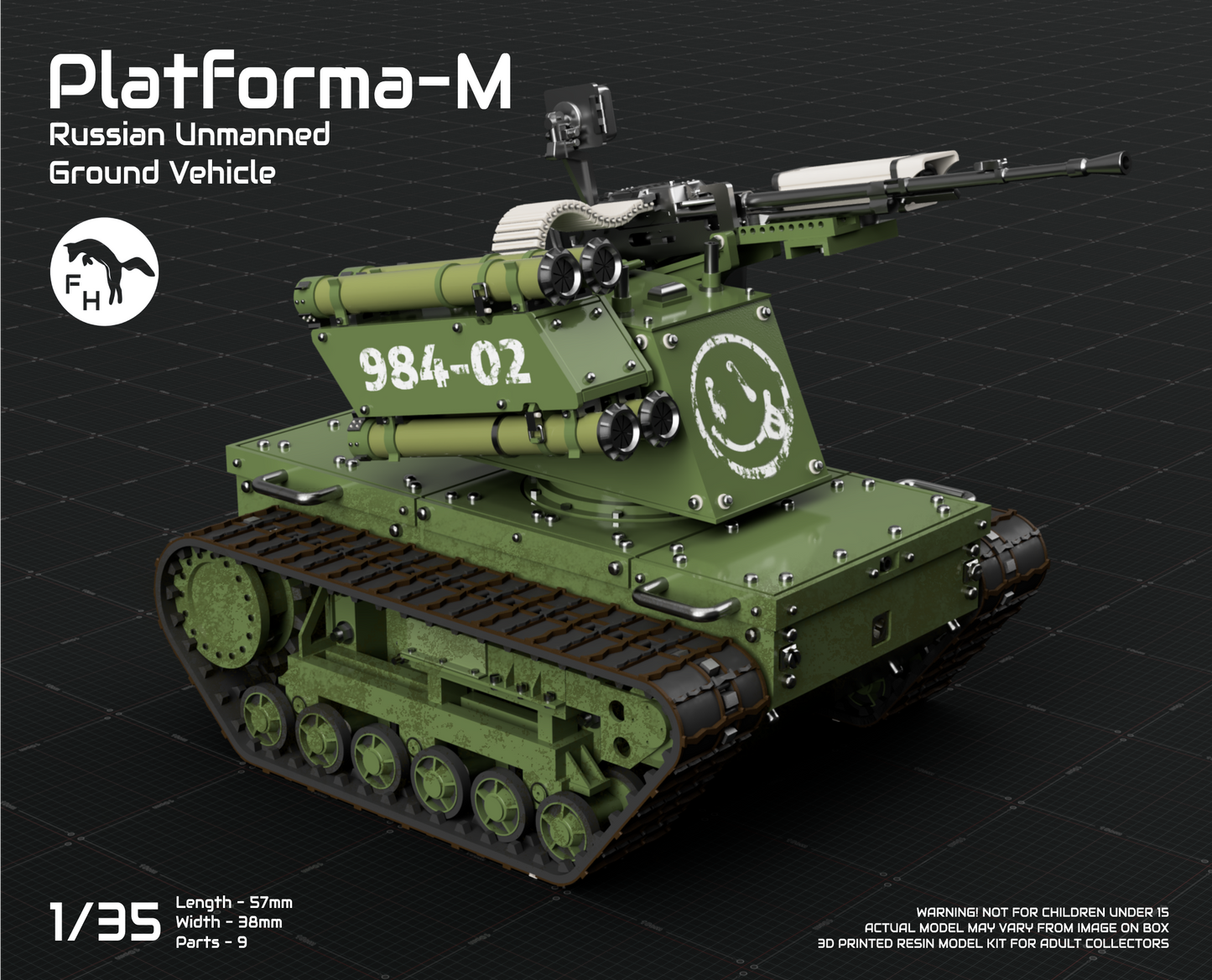 1/35 Russian Platforma-M UGV