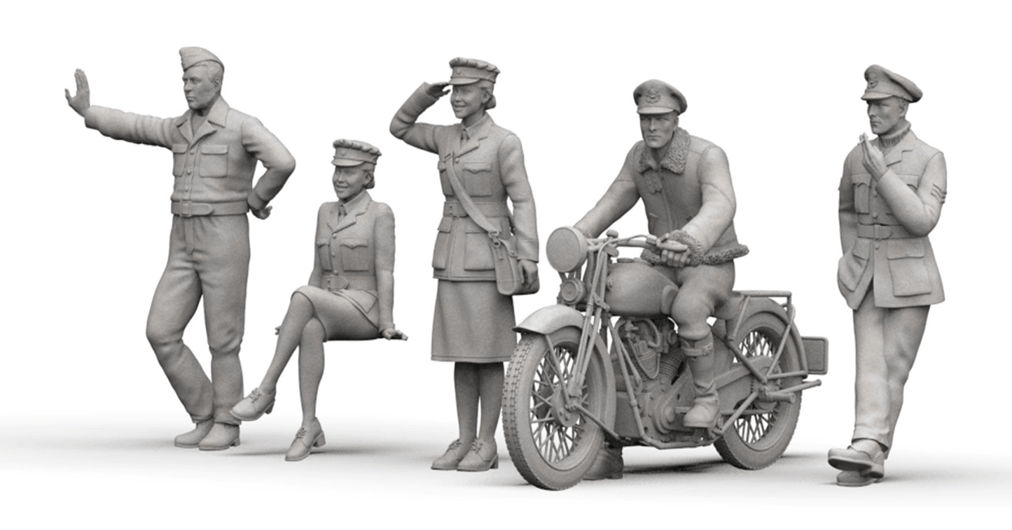 WW2 British Airfield Crew - Set 2