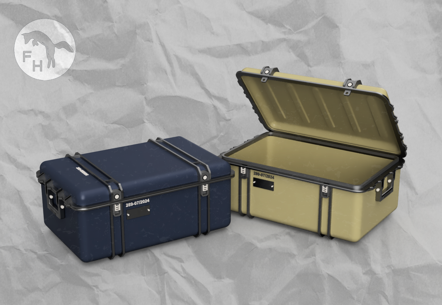 1/35 Modern Plastic Stowage Box x2