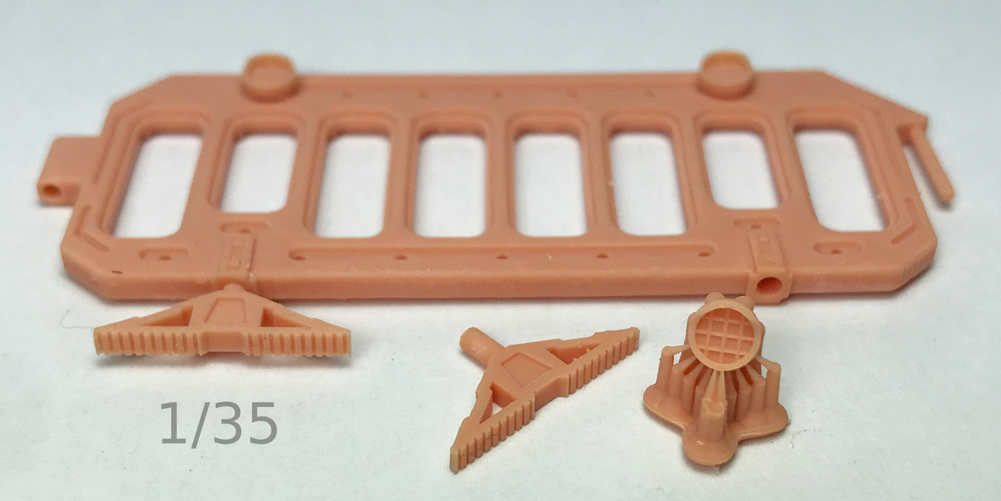 1/24 Modern Crowd Barriers - Plastic