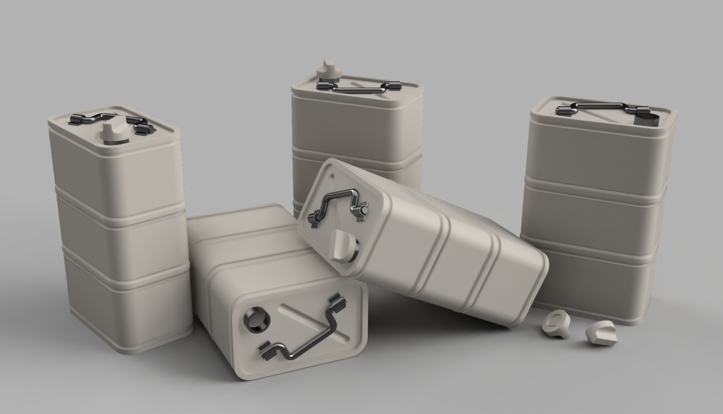 1/35 WW2 Oil Cans