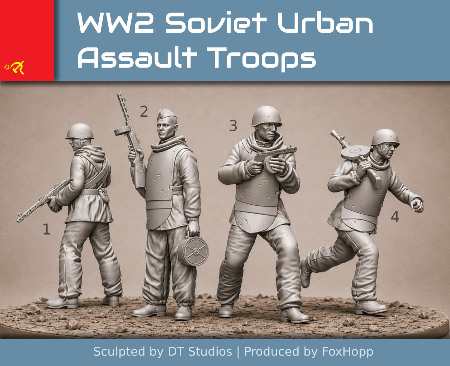 WW2 Soviet Urban Assault Troops