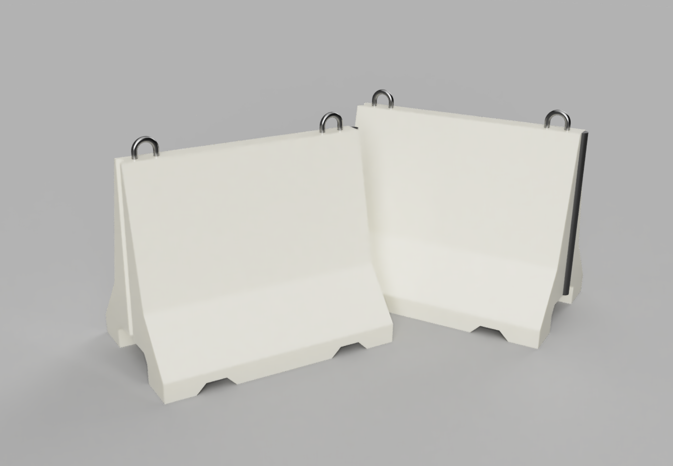 1/35 Concrete Barriers x2