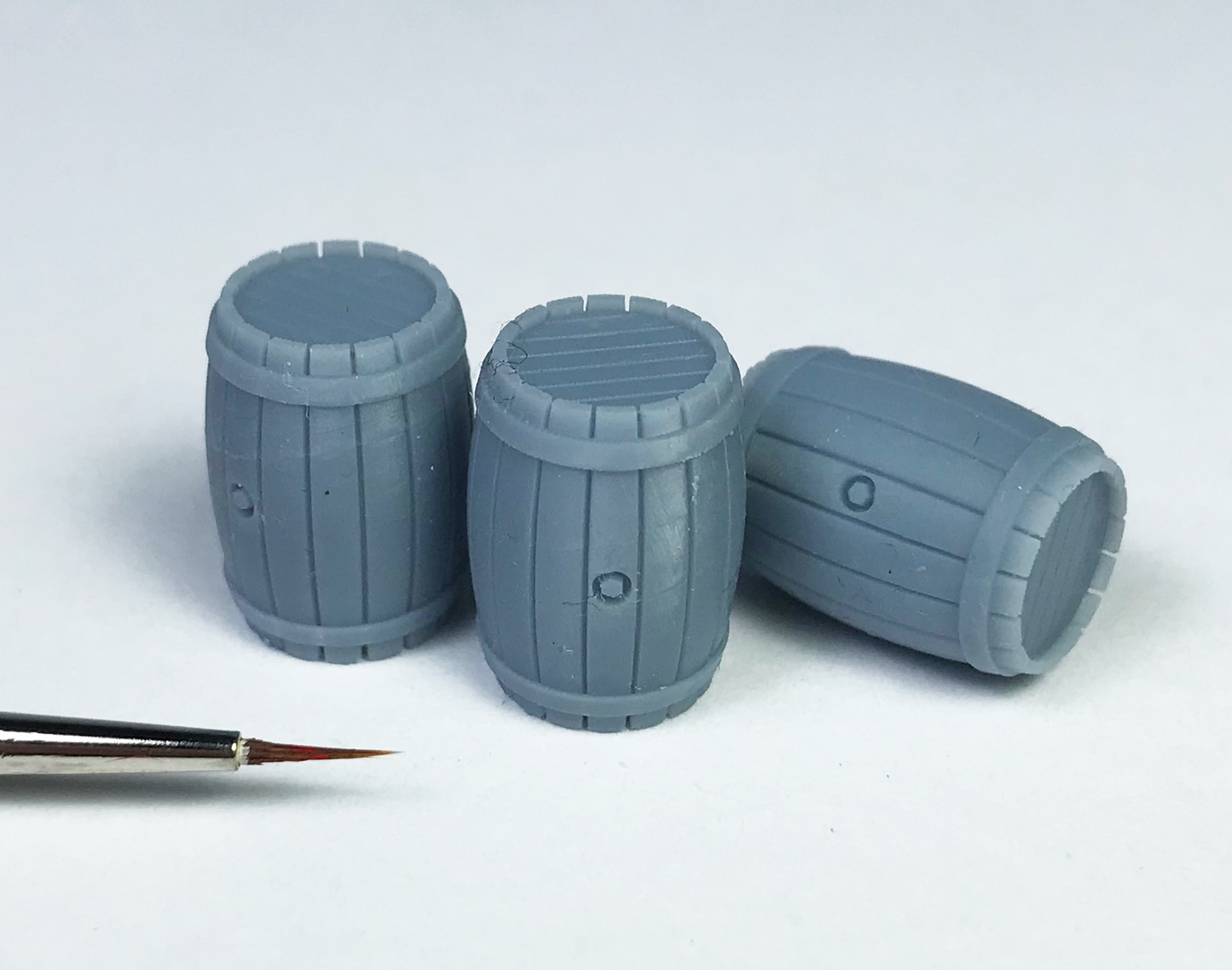 1/72 Wooden Barrels x6