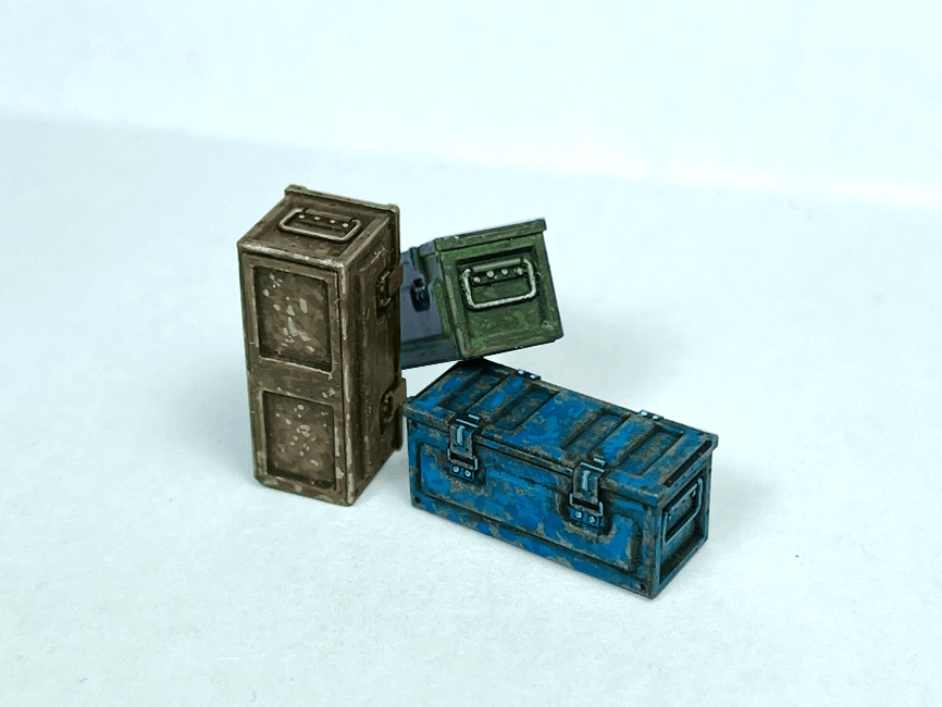 1/35 Modern British 81mm Mortar Boxes