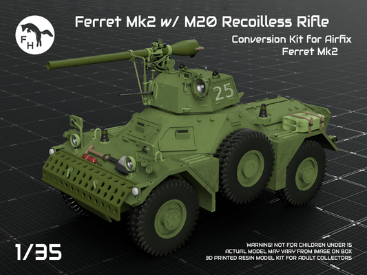 1/35 Ferret Mk2 w/ M20 Recoilless Rifle Conversion
