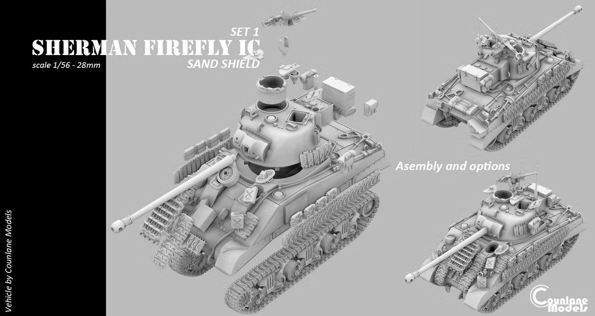 Sherman Firefly 1944 (Sand Shield)