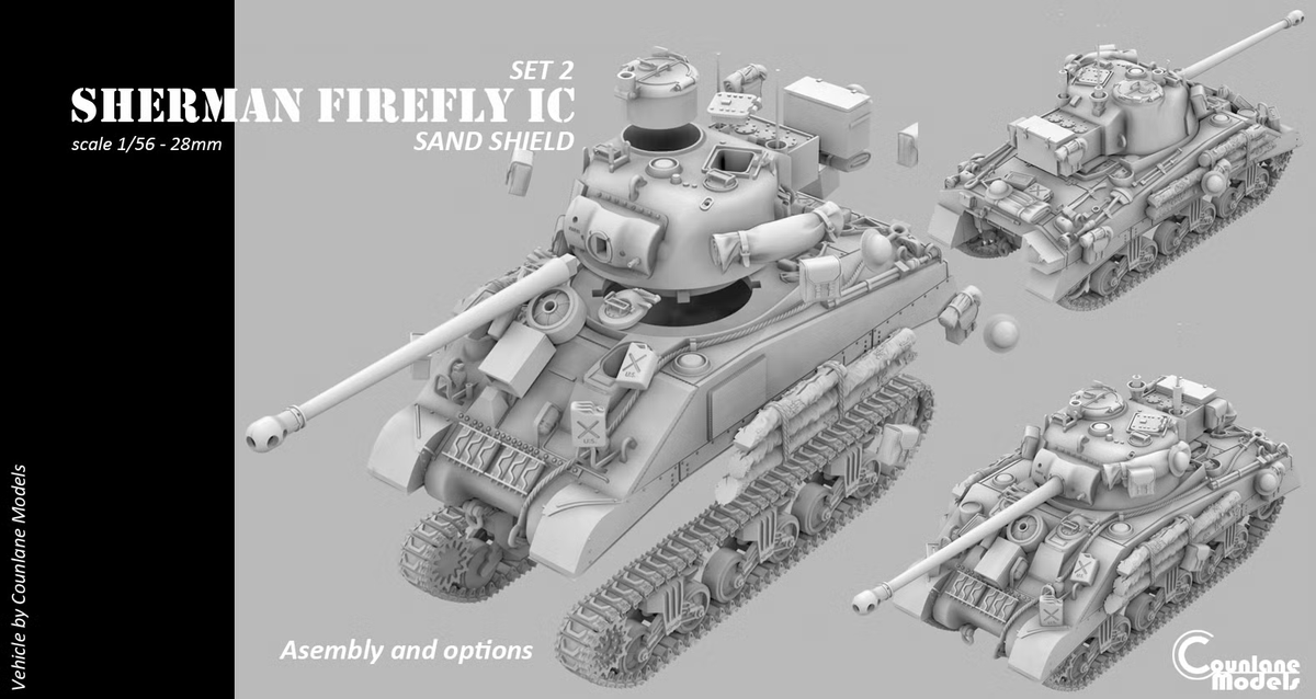 Sherman Firefly 1944 (Sand Shield)