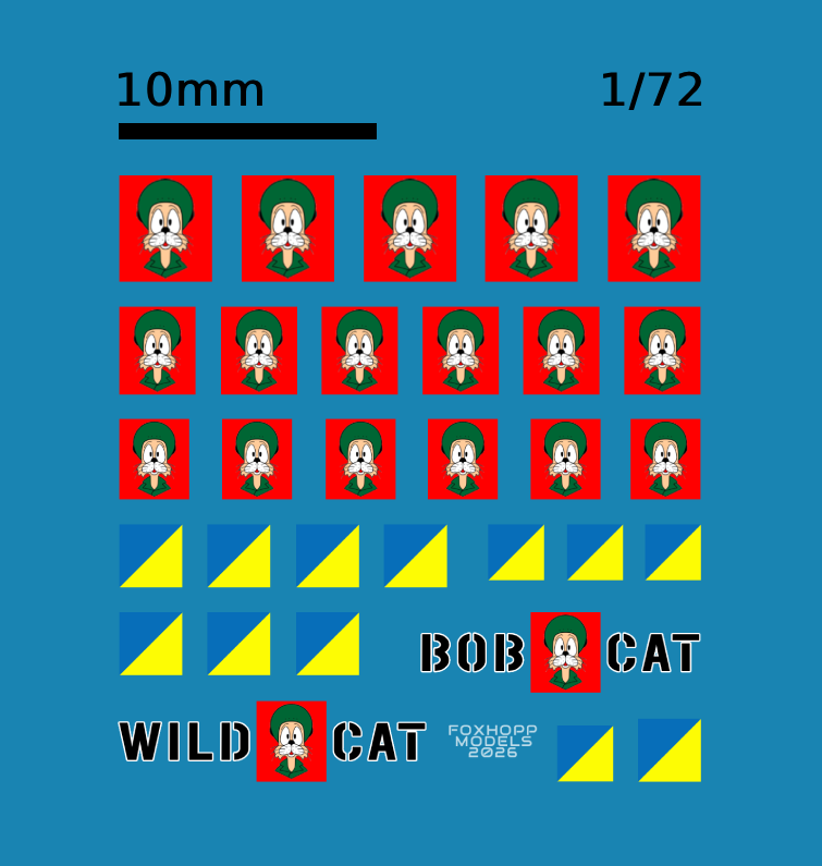 British Army Explosive Ordnance Disposal 'Felix' Decal Sheet