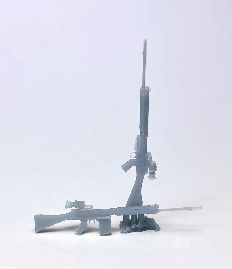 1/35 FN FAL L1A1 SLR with SUIT x3