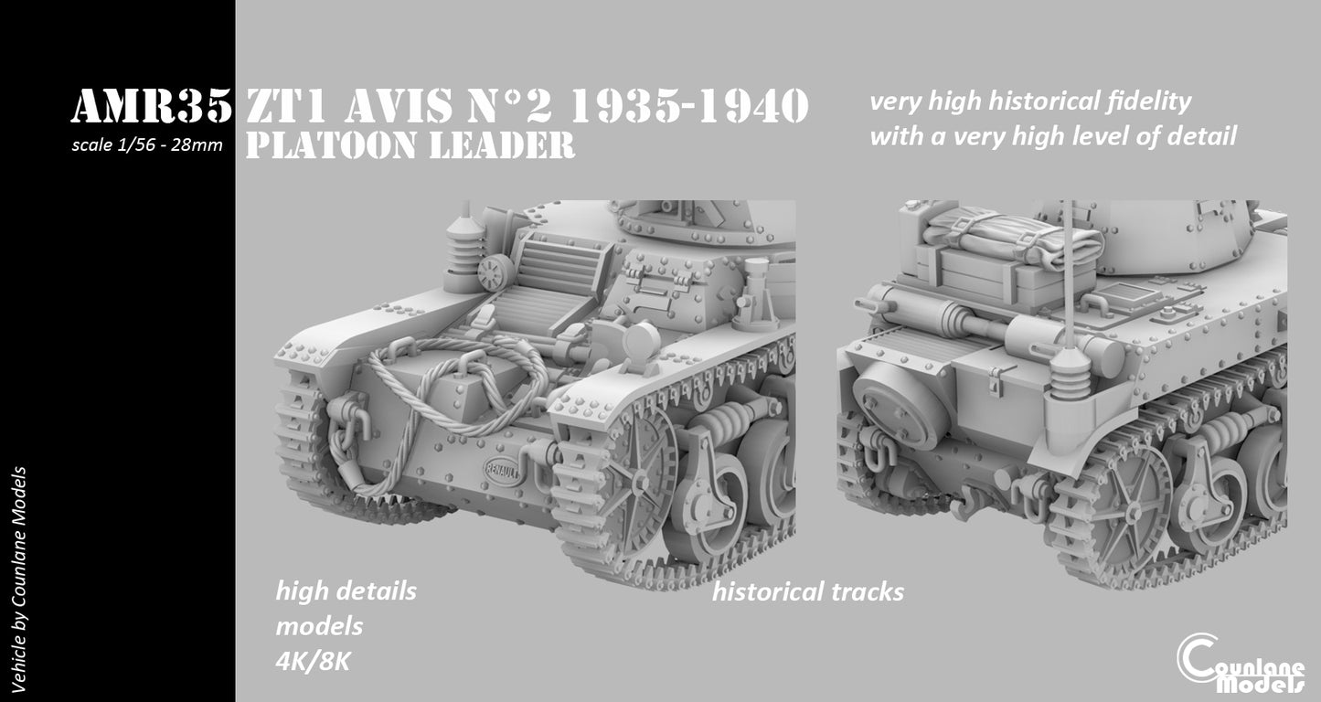 AMR35 ZT1 Avis No.2 Command Tank