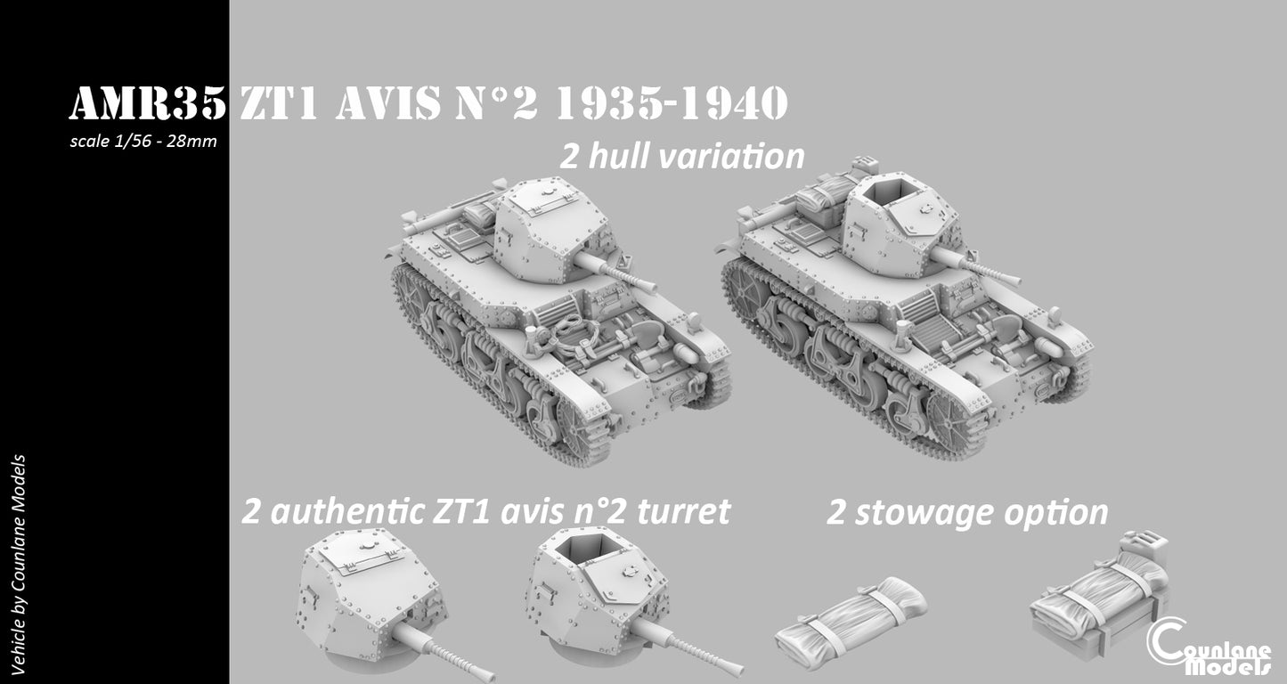 AMR35 ZT1 Avis No.2 Light Tank