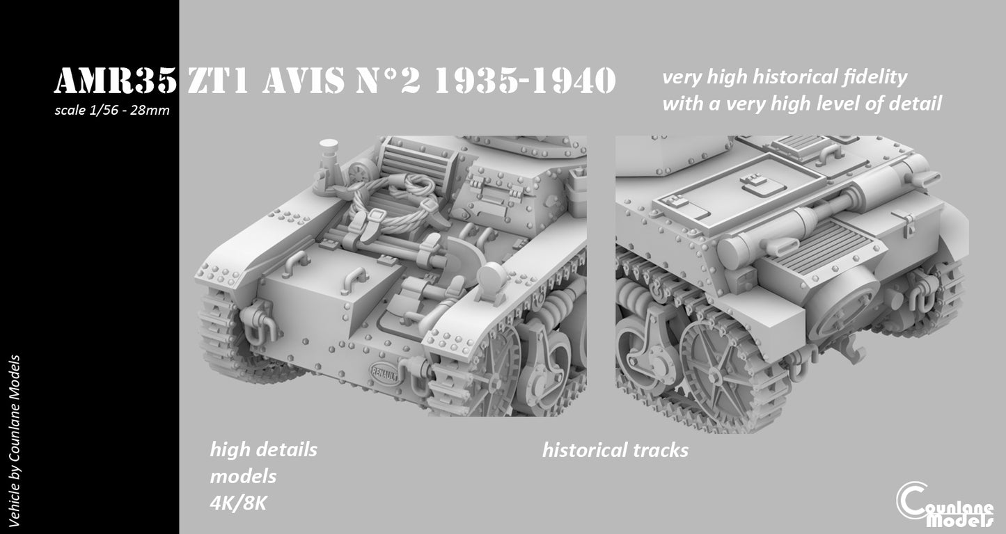 AMR35 ZT1 Avis No.2 Light Tank