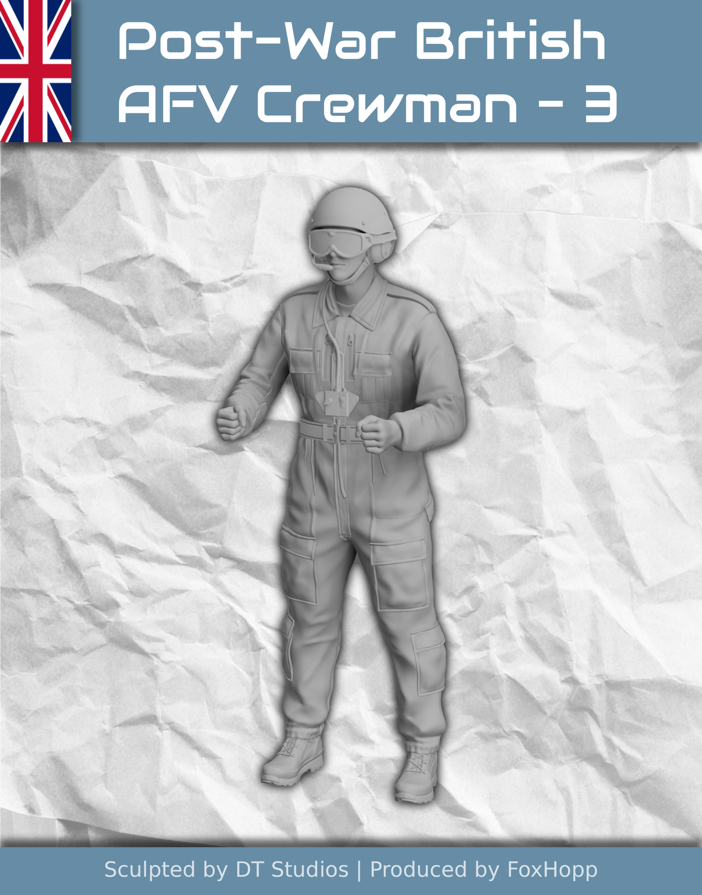 1/16 Post-War British AFV Crewman 3