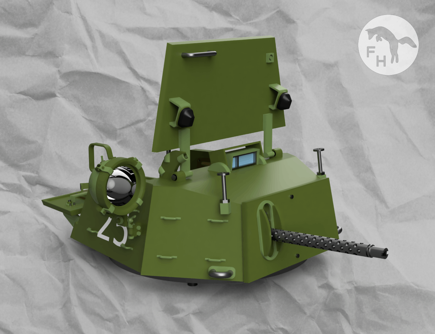 1/35 Ferret Mk2 Turret w/ Interior