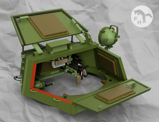 1/35 Ferret Mk2 Turret w/ Interior