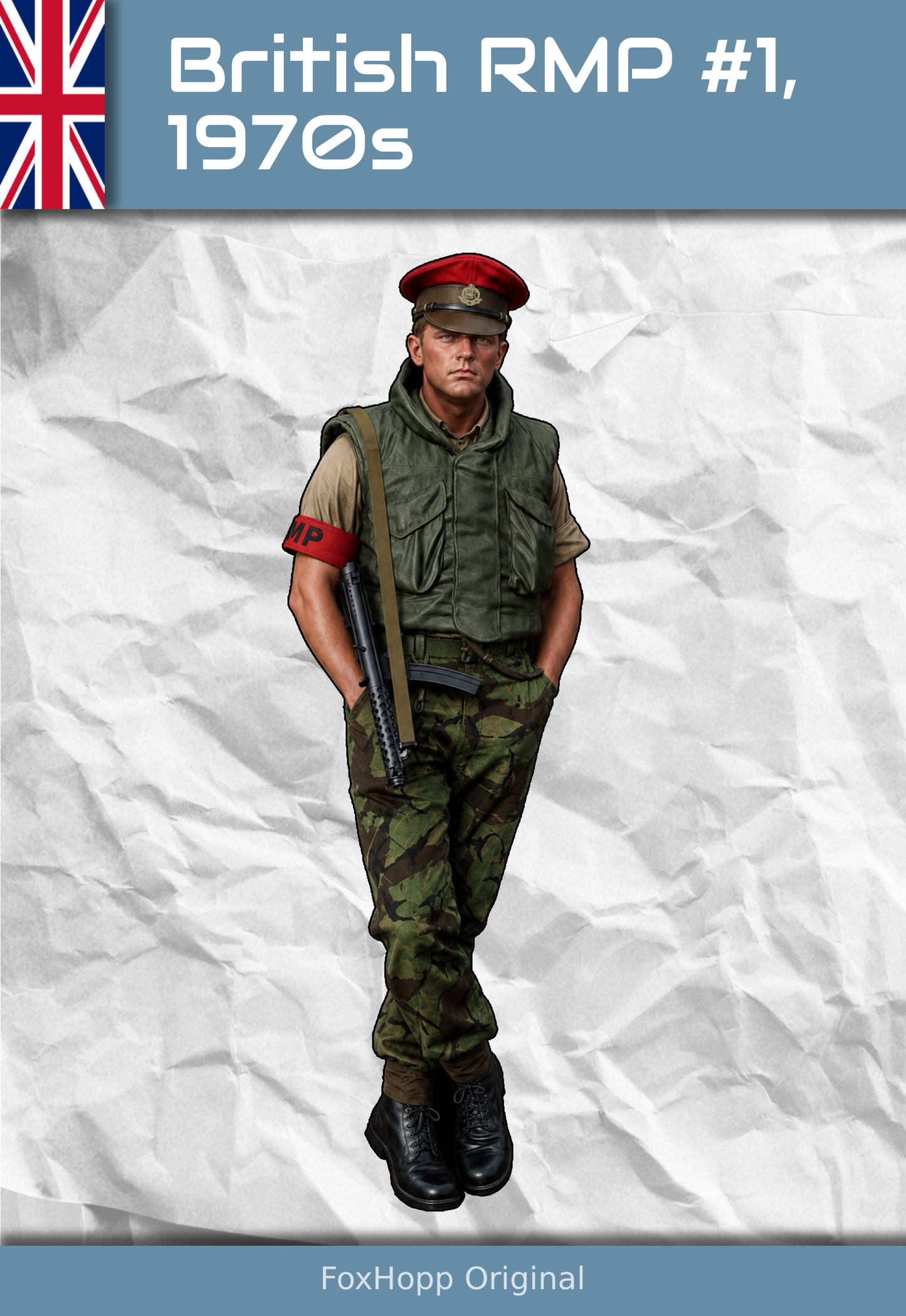 1970s British Royal Military Policeman #1