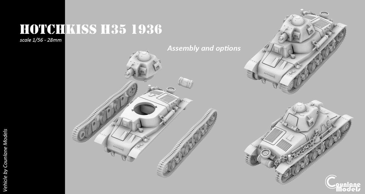 Hotchkiss H35 Model 1936 Cavalry Tank