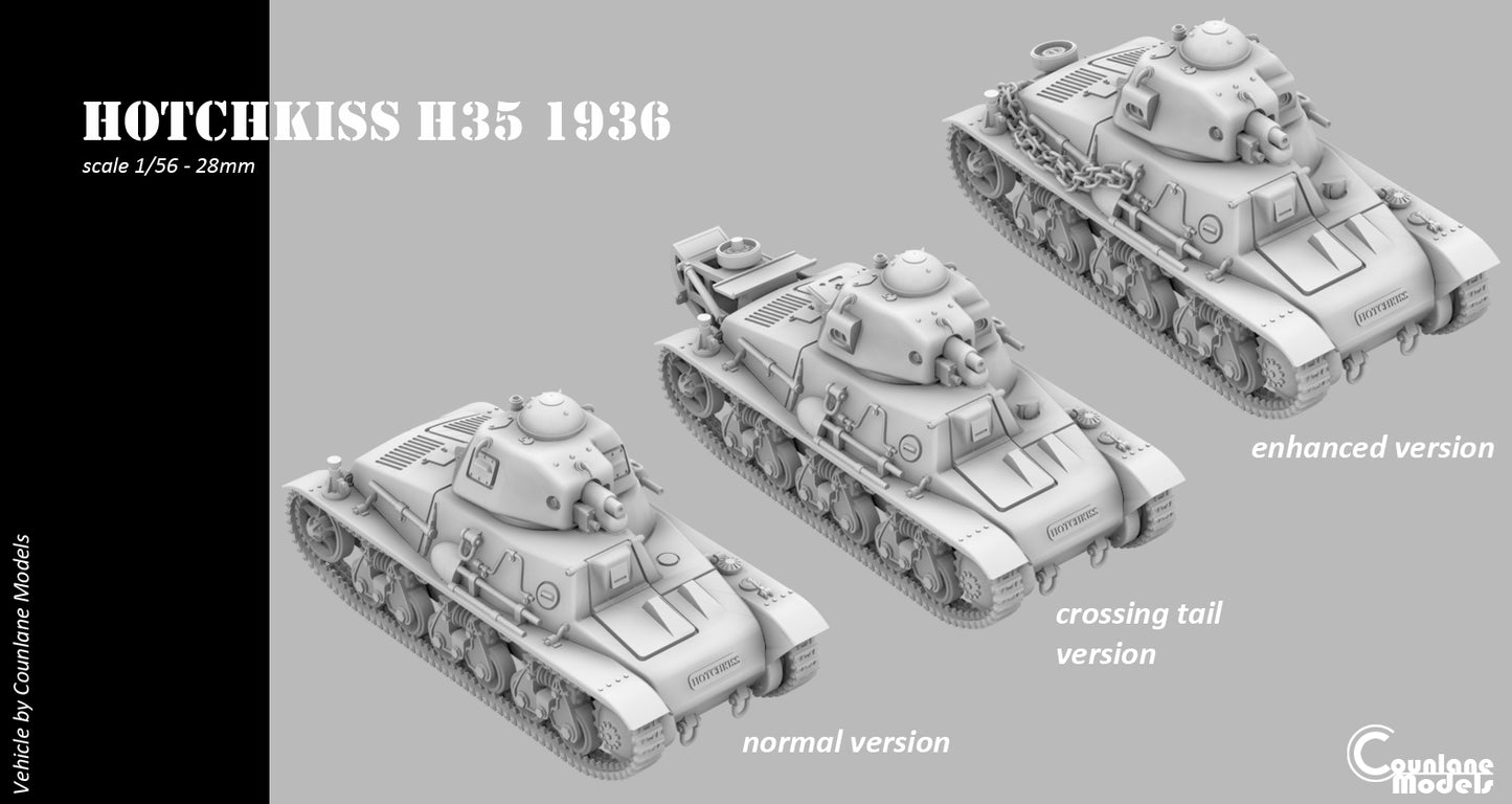 Hotchkiss H35 Model 1936 Cavalry Tank
