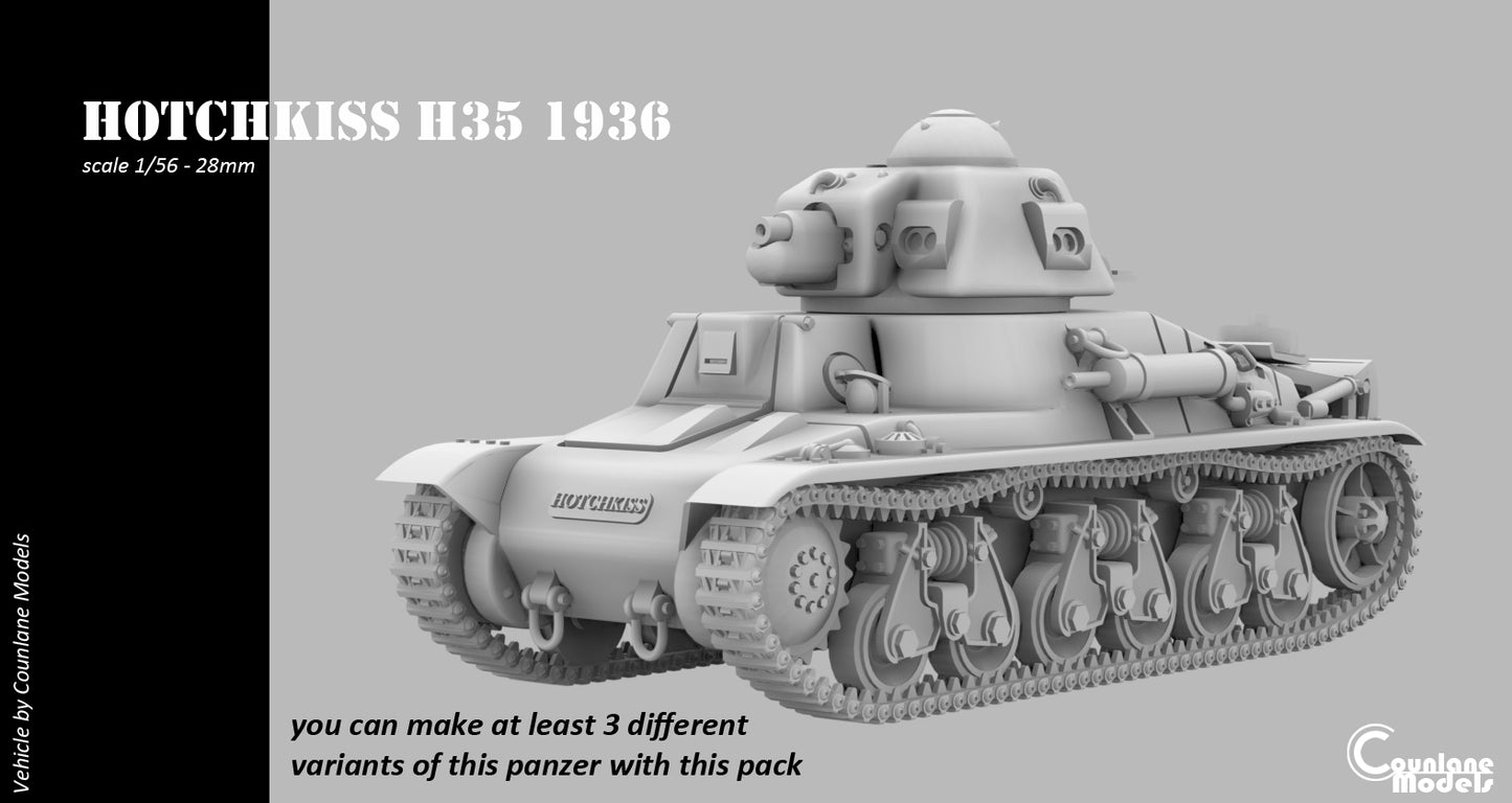 Hotchkiss H35 Model 1936 Cavalry Tank
