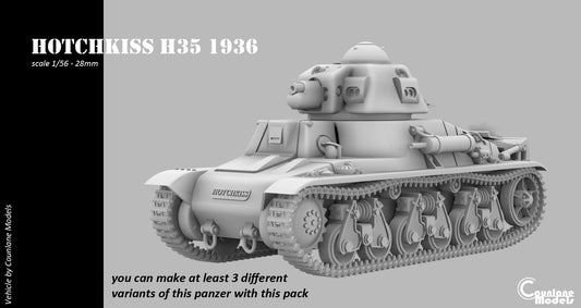 Hotchkiss H35 Model 1936 Cavalry Tank