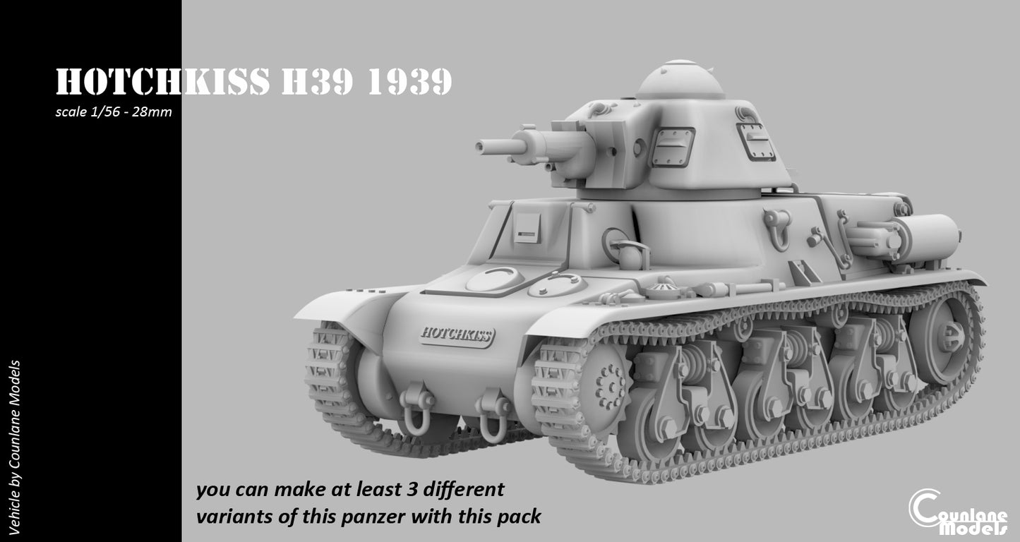 Hotchkiss H39 Cavalry Tank