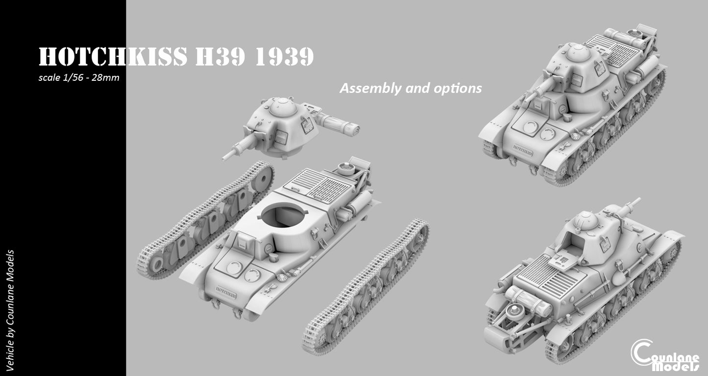 Hotchkiss H39 Cavalry Tank
