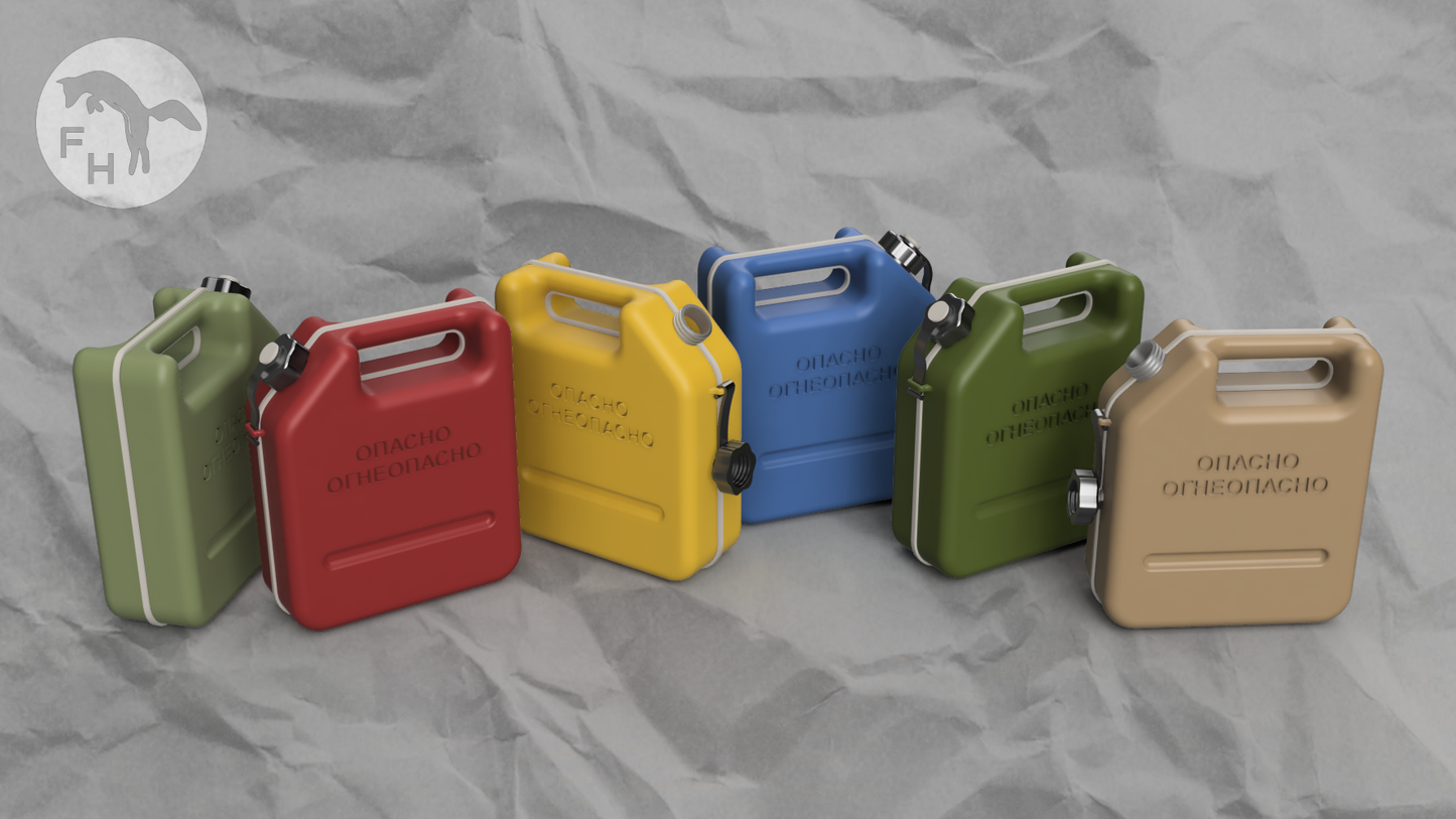 1/35 Modern Russian Plastic Jerry Cans