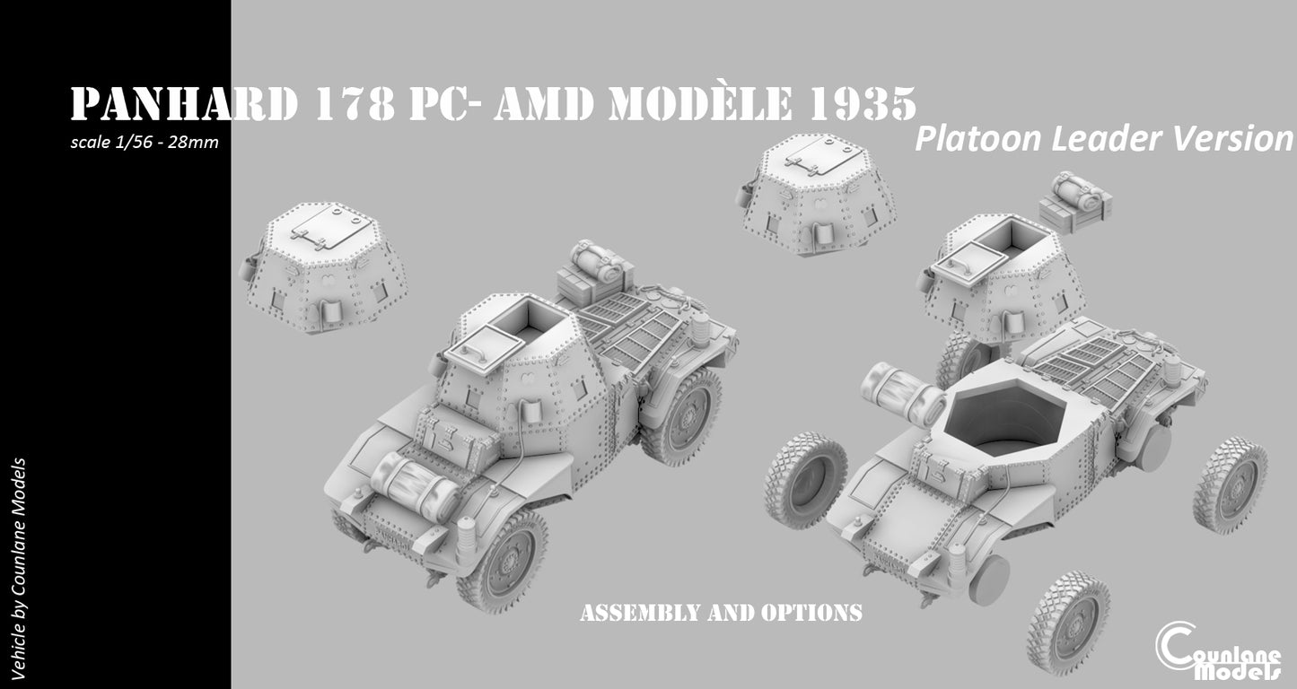Panhard 178 Model 1935 PC Command Vehicle