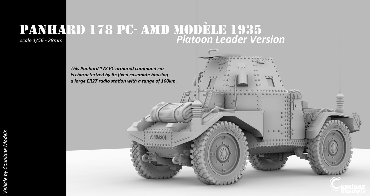 Panhard 178 Model 1935 PC Command Vehicle