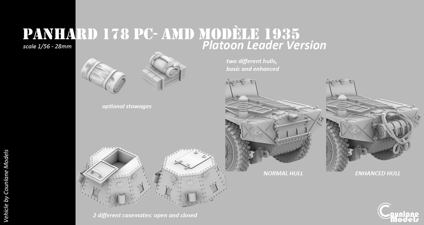 Panhard 178 Model 1935 PC Command Vehicle