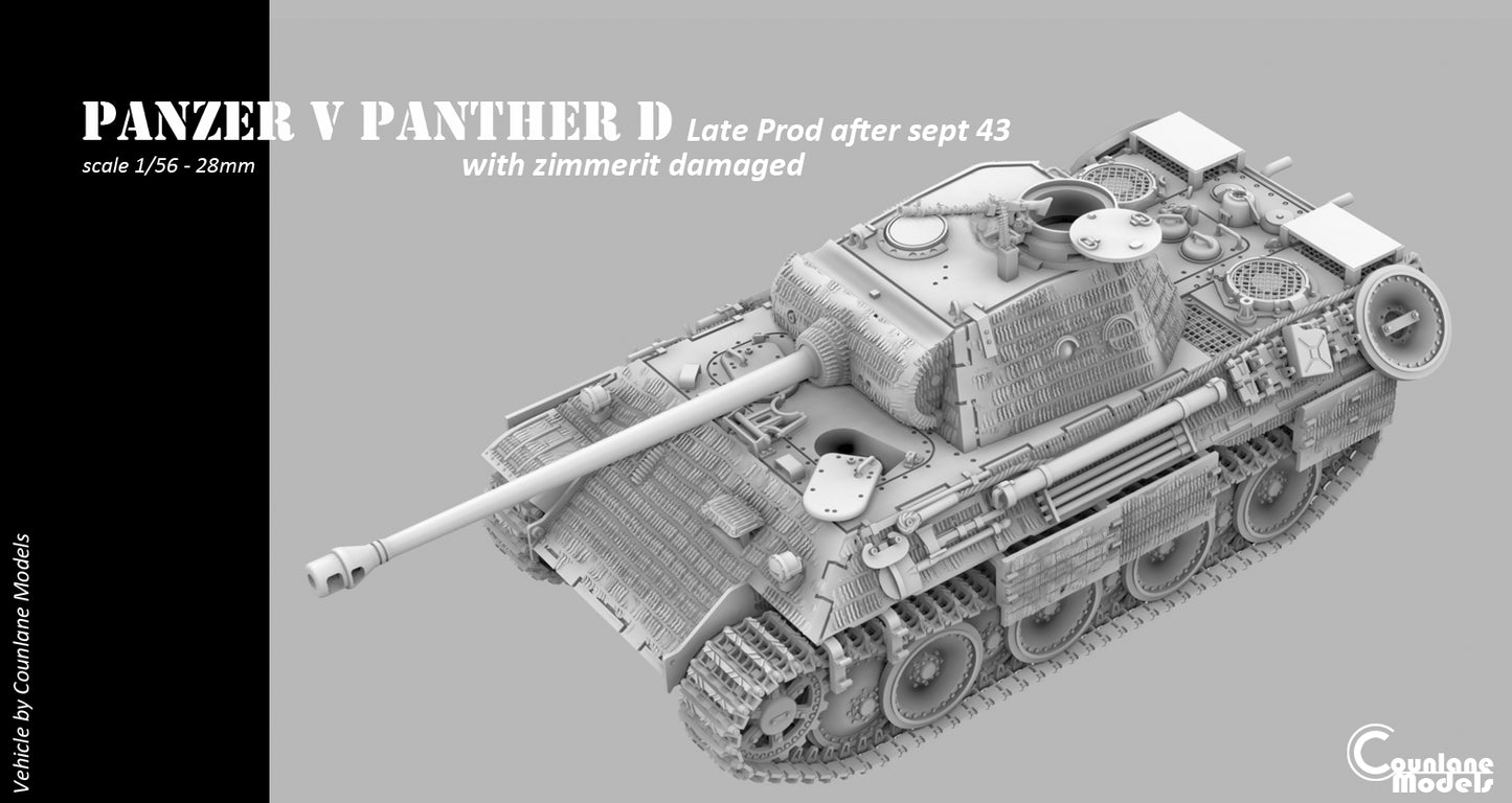 Panzer V Panther Ausf. D w/Zimmerit
