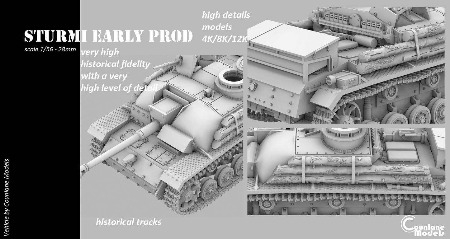 Sturmgeschutz Stug III Ausf. G 1943 w/ Concrete Armour