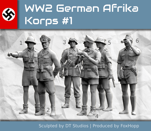 WW2 German Afrika Korps Infantry #1