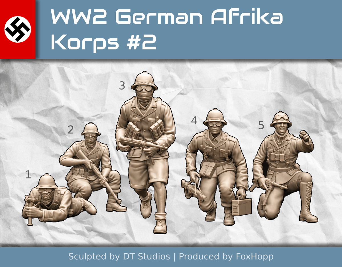 WW2 German Afrika Korps Infantry #2