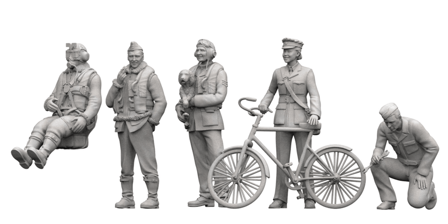 WW2 British Airfield Crew - Set 1