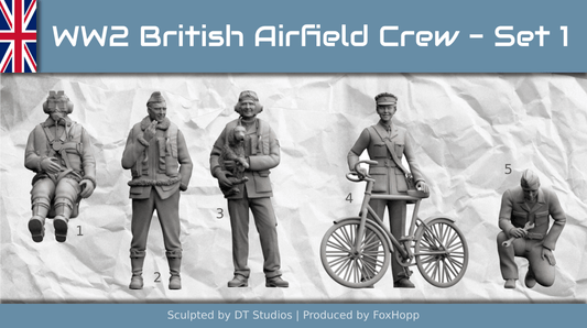 WW2 British Airfield Crew - Set 1