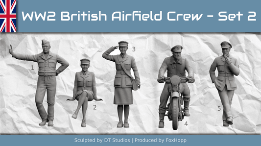 WW2 British Airfield Crew - Set 2