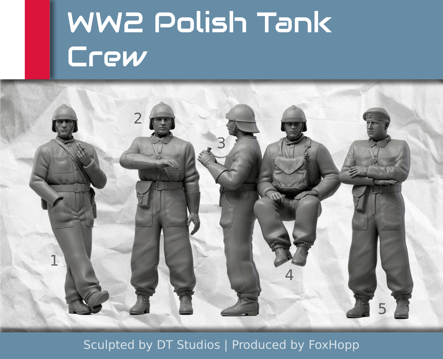 WW2 Polish Tank Crew