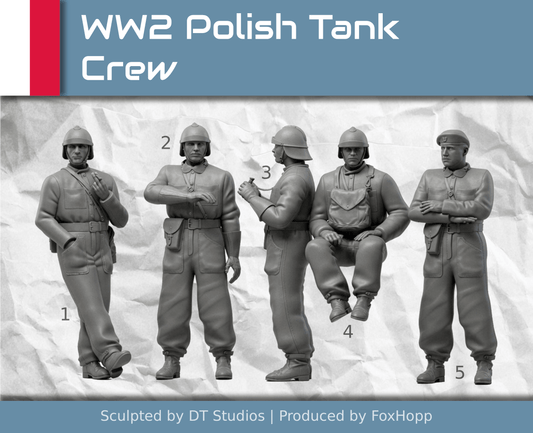 WW2 Polish Tank Crew