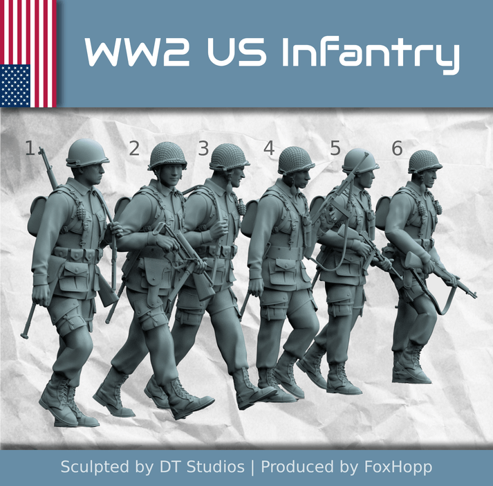WW2 US Infantry – FoxHopp Models