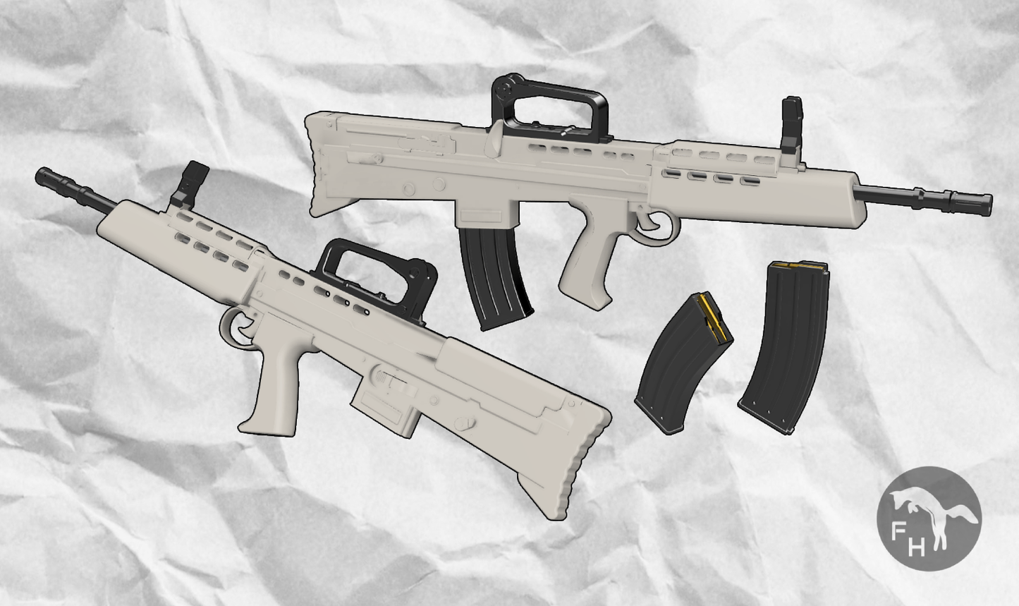 1/35 British SA80 L85A2 Rifles x5