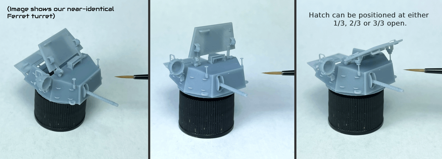 1/35 Alvis Saracen Turret w/ Interior