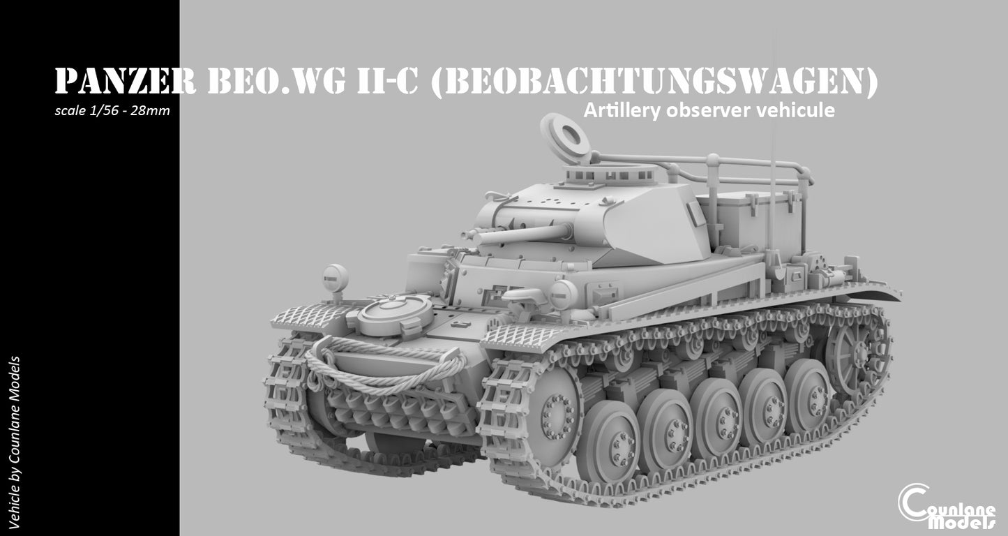 Panzer II Ausf C  Beobachtungswagen Artillery Observation Vehicle