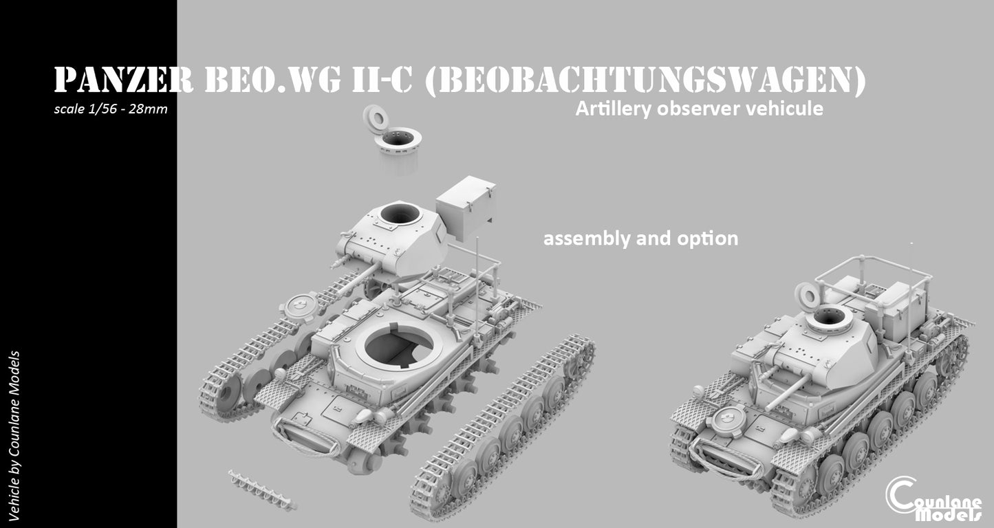 Panzer II Ausf C  Beobachtungswagen Artillery Observation Vehicle
