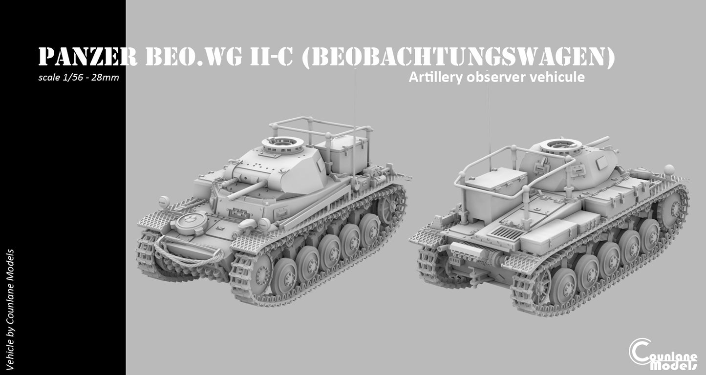 Panzer II Ausf C  Beobachtungswagen Artillery Observation Vehicle